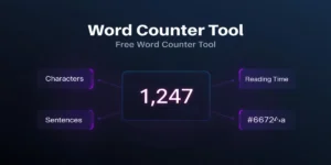 Free Word Counter Tool Online 2026 – Count Words, Characters & Sentences Instantly