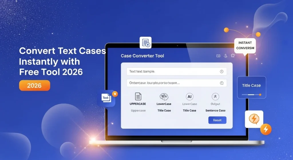 Top 10 Case Converter Free Tools 2026 showing best online text case conversion tools list