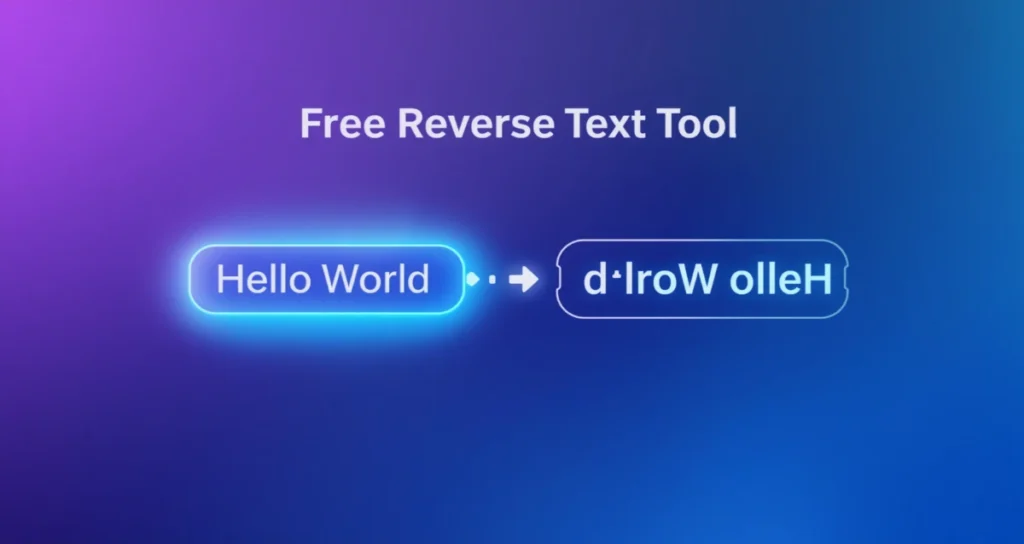 free reverse text tool online